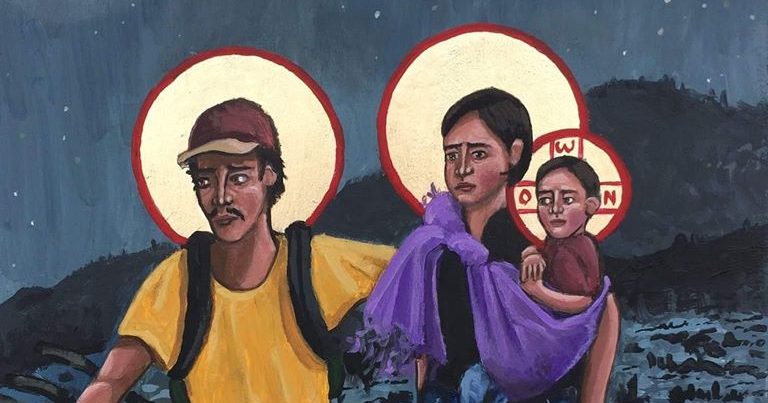 Refugiados, migrantes: Sagrada Família (Kelly Latimore)